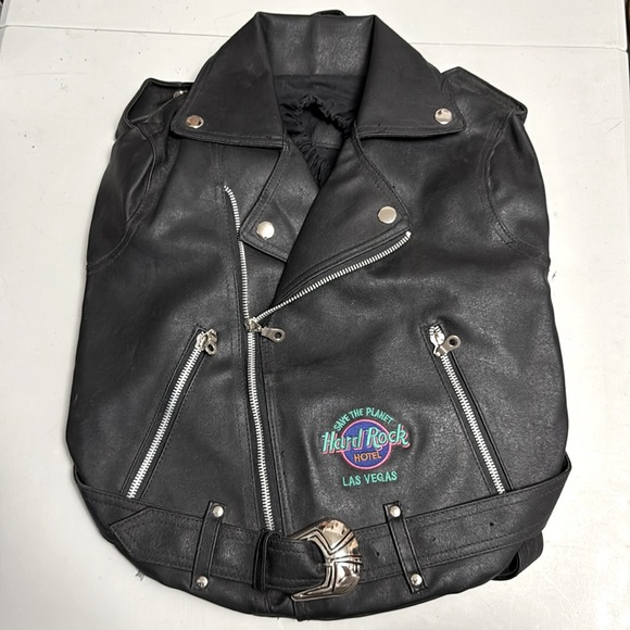 Hard Rock Cafe Black Backpack with Silver Accents main image 13